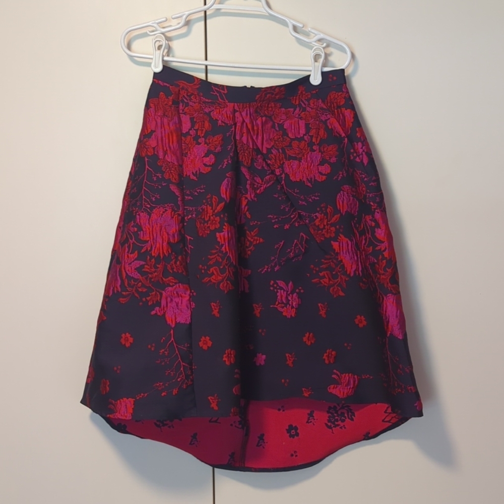 Eva Franco Jacquard Structured Skirt Size 8